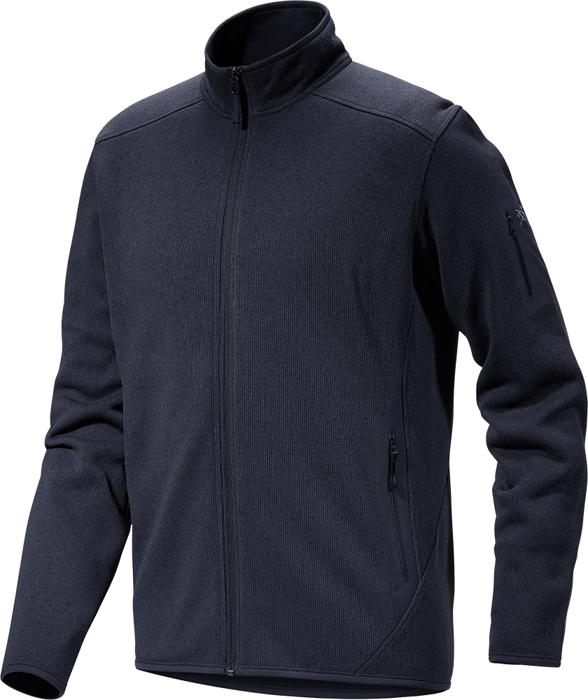Arc'teryx Men's Covert Cardigan Black Sapphire Heather Buy Arc'teryx